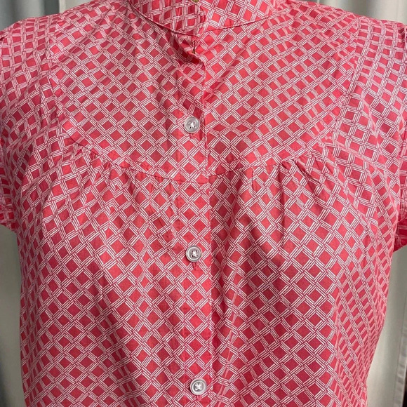 St. John’s Bay ladies short sleeve button up blouse size PL - Picture 3 of 6